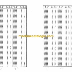 Doosan DH130W Wheeled Excavator Parts Manual (Serial Number 0001 and Up)