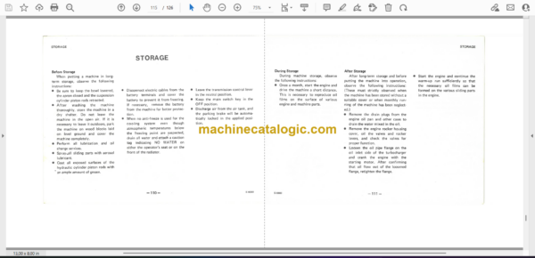 Komatsu WS23S-1 Motor Scraper Operation and Maintenance Manual (WS23S.1-AE1) - Image 2
