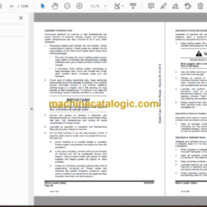 Doosan DX210WMH Excavator Shop Manual (Serial Number 5839 and Up)