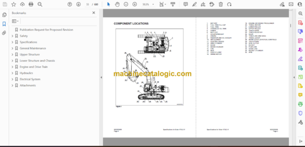 Doosan Solar 470LC-V Excavator Shop Manual (Serial Number 1001 and Up) - Image 2