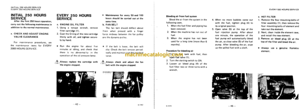 Komatsu JV40, JV40C-1 Vibratory Roller Operation and Maintenance Manual (SEAM02580101) - Image 4