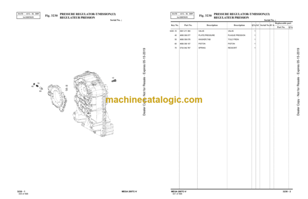 Doosan M200TC-V Wheel Loader Parts Manual (Serial Number 1001 to 3000P) - Image 4