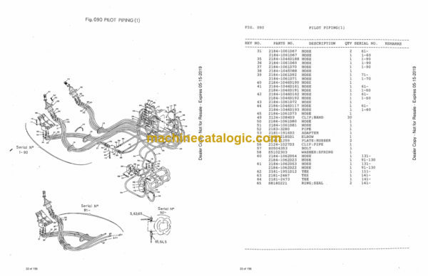 Doosan DH220LC (E.D.) Excavator Parts Manual (Serial Number 0001 and UP) - Image 4
