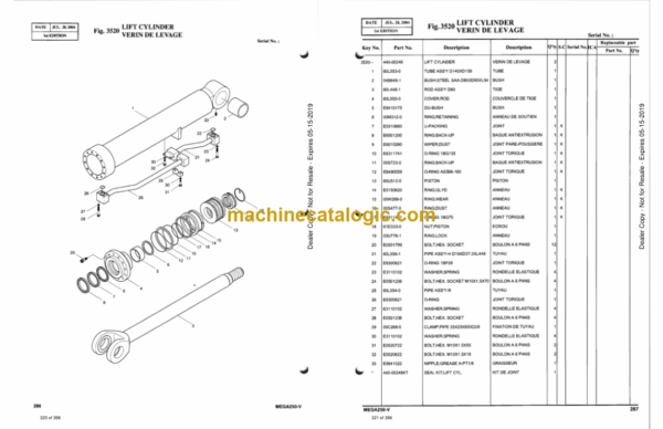 Doosan M250-V Wheel Loader Parts Manual (Serial Number 3001 thru 4000) - Image 3