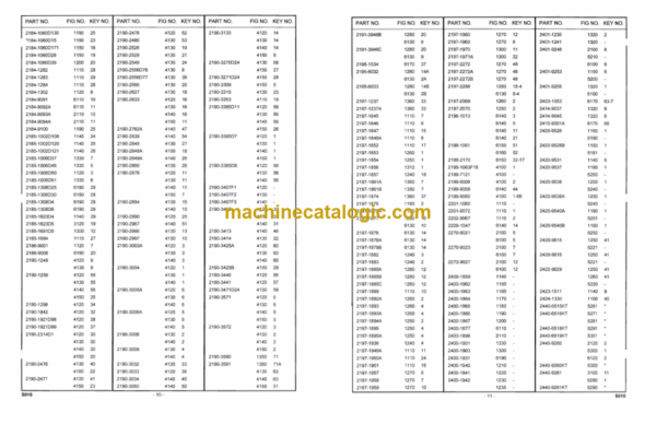 Daewoo Solar 015 Excavator Parts Manual - Image 3