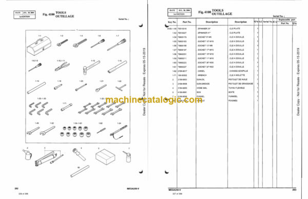 Doosan M250-V Wheel Loader Parts Manual (Serial Number 3001 thru 4000) - Image 4