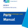 Doosan M200-V Wheel Loader Parts Manual (Serial Number 3001 and Up)