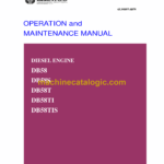 Daewoo DB58, DB58S, DB58, TDB58TI, DB58TIS Diesel Engine Operation and Maintenance Manual