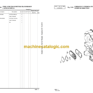 Doosan M300-V Wheel Loader Parts Manual (Serial Number 2001 to 3000)
