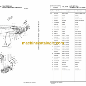 Doosan S015 Plus, S018-VT Excavator Parts Manual (Serial Number 30001 and Up)