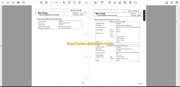 Sumitomo SH225X-3 Hydraulic Excavator Service Text - Image 2