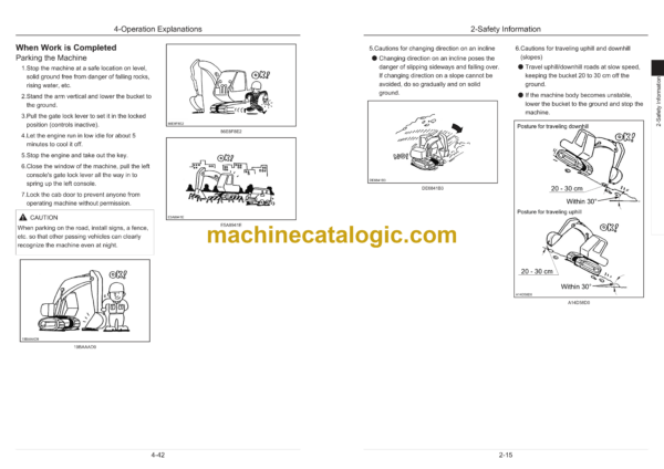 Sumitomo SH180LC-6 Hydraulic Excavator Operators Manual (WDL1806D-0W NZ0) - Image 2