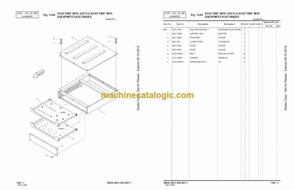 Doosan M300-V Wheel Loader Parts Manual (Serial Number 2001 to 3000) - Image 3