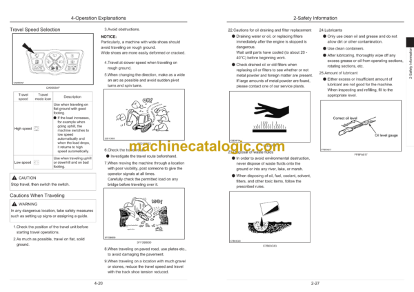 Sumitomo SH180LC-6 Hydraulic Excavator Operators Manual (WDL1806D-0W NZ0) - Image 4