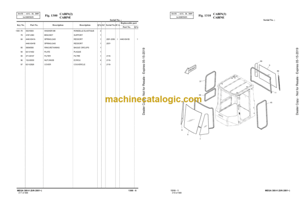 Doosan M300-V Wheel Loader Parts Manual (Serial Number 2001 to 3000) - Image 4