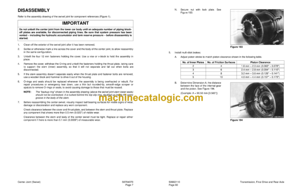 Doosan Solar 200W-V Wheel Excavator Shop Manual (Serial Number 0001 and Up) - Image 4