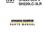 Sumitomo SH220-3, SH220-3LC-3, SH220LC-3LR Hydraulic Excavator Parts Manual (WCL2220-0W)