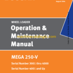 Doosan Mega 250-V Wheel Loader Operation and Maintenance Manual (Serial Number 3001 thru 4000)