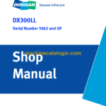 Doosan DX300LL Hydraulic Excavator Shop Manual (Serial Number 5062 and Up)