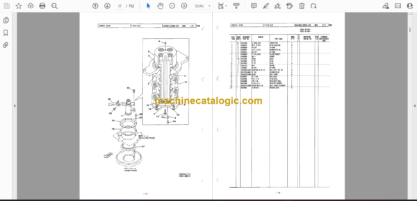 Sumitomo SH220-3, SH220-3LC-3, SH220LC-3LR Hydraulic Excavator Parts Manual (WCL2220-0W) - Image 2