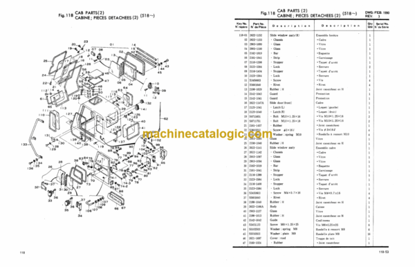 Doosan DH200, DH200LC Excavator Parts Manual (Serial Number 001 and Up) - Image 2