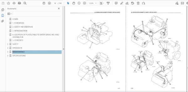 Komatsu JV40DW-3, JV40CW-3 Vibratory Roller Operation and Maintenance Manual (SEAM009401) - Image 2