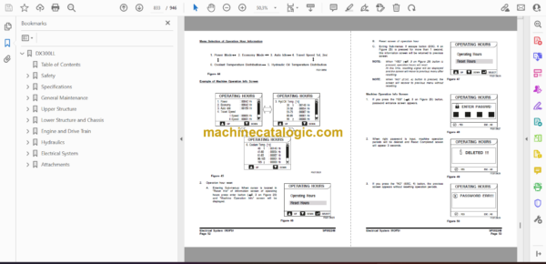 Doosan DX300LL Hydraulic Excavator Shop Manual (Serial Number 5062 and Up) - Image 2