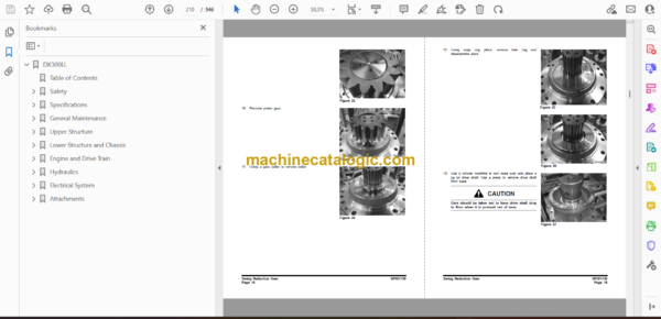 Doosan DL220-3 Wayn Wheel Loader Shop Manual (Serial Number 10001 and Up) - Image 2