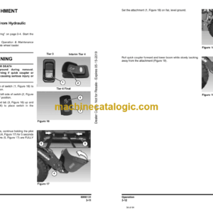 Doosan DL Hydraulic Quick Coupler Operation and Maintenance Manual