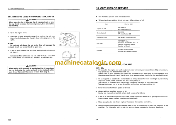 Komatsu JV40DW-3, JV40CW-3 Vibratory Roller Operation and Maintenance Manual (SEAM009401) - Image 3