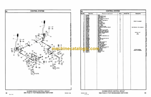 Doosan DSL 601 Skid Steer Loader Parts Manual (PB501000E02) - Image 4