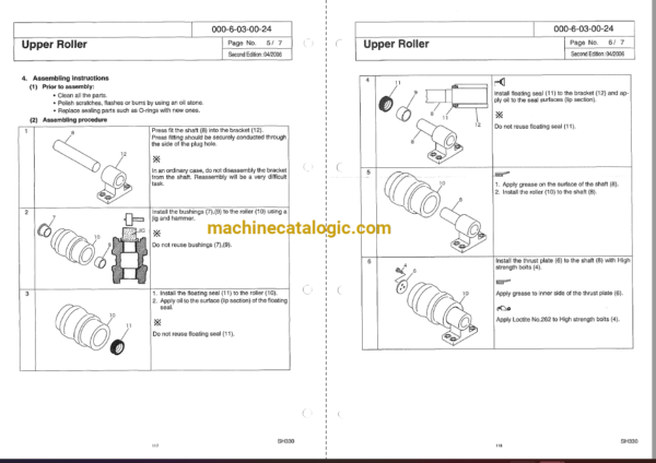 Sumitomo SH330-3B, SH330LC, SH350HD-3B Hydraulic Excavator Shop Manual & Service Text & Troubleshooting Manual - Image 3