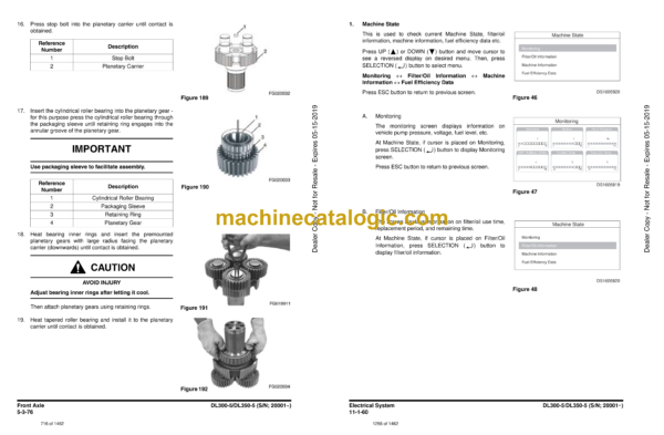 Doosan DL300-5, DL350-5 Wheel Loader Shop Manual (Serial Number 20001 and Up) - Image 3