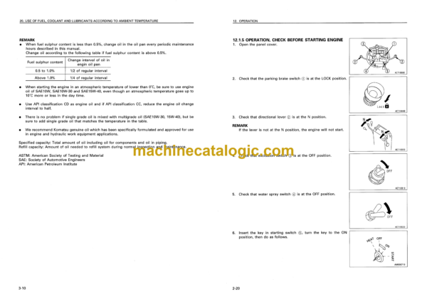 Komatsu JV40DW-3, JV40CW-3 Vibratory Roller Operation and Maintenance Manual (SEAM009401) - Image 4