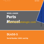 Doosan DL450-5 Wheel Loader Parts Manual (Serial Number 10001 and Up)