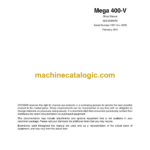 Doosan Mega 400-V Wheel Loader Shop Manual (Serial Number 1001 thru 3000)