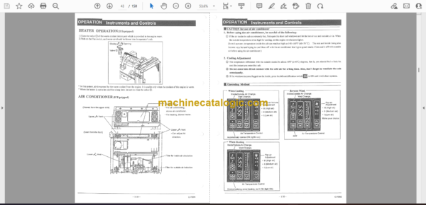 Sumitomo 350HD-2B Hydraulic Excavator Operators Manual - Image 2