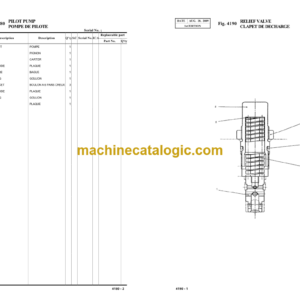 Doosan S015 Plus Excavator Parts Manual (Serial Number 20001 to 30000)
