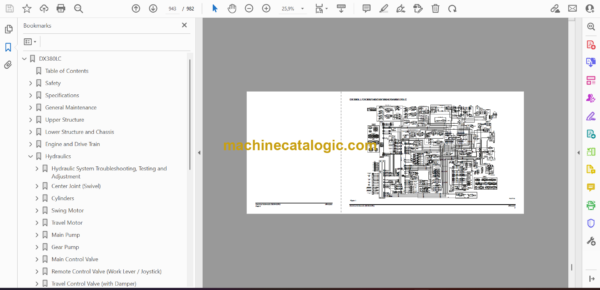 Doosan DX380LC Hydraulic Excavator Shop Manual (Serial Number 5109 and Up) - Image 3