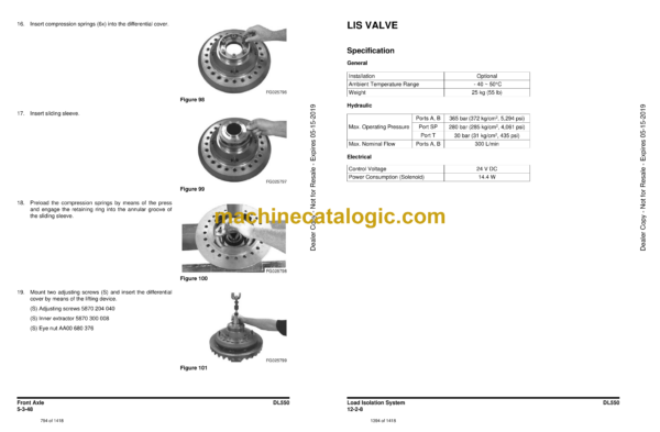 Doosan DL550 Wheel Loader Shop Manual (Serial Number 10001 and Up) - Image 3