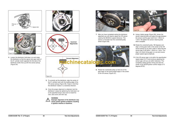 Daewoo G420E thru G424E Tier2 LP Engine Lift Trucks Service Manual - Image 4