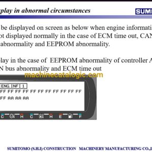 Sumitomo SH210-5 Hydraulic Excavator Training Material