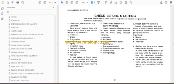 Komatsu HS600S-2 Slag Pot Carrier Operation and Maintenance Manual (SEAMP00900) - Image 2