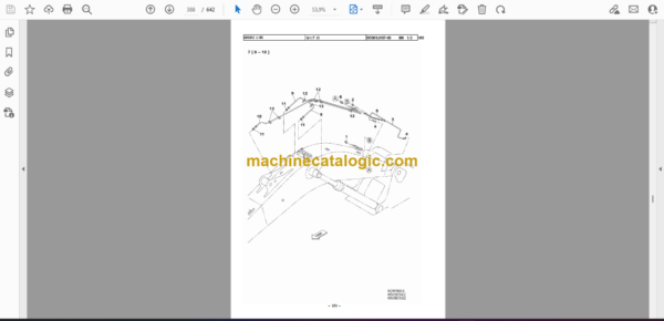 Sumitomo SH235X-6 BB, SH235X-6 BH Hydraulic Excavator Parts Manual (WCLA235X67BH000, WCLA235X67BB000) - Image 2