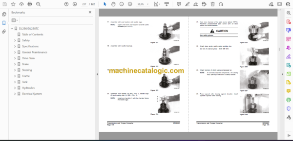Doosan DL250, DL250TC Wheel Loader Shop Manual (Serial Number 5001 and Up) - Image 2