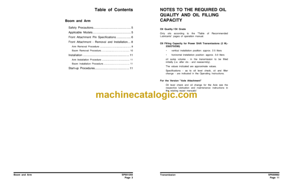 Doosan Daewoo Solar 170LC-V Excavator Shop Manual (Serial Number 1001 and Up) - Image 3