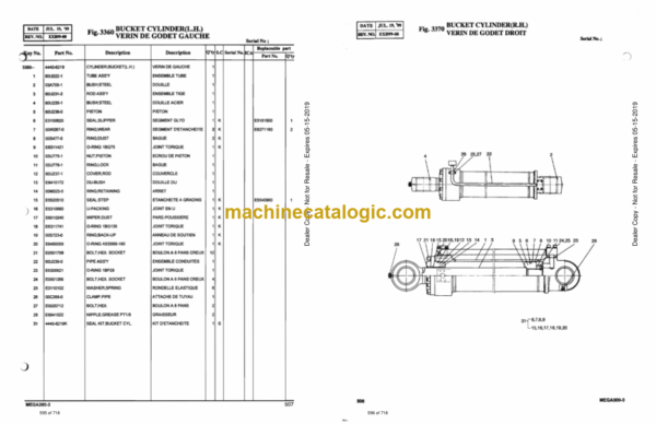 Doosan M300-3 Wheel Loader Parts Manual - Image 3