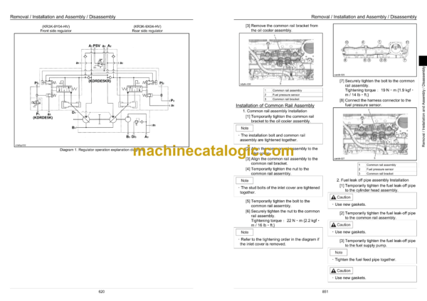 Sumitomo SH250-6 Hydraulic Excavator Service Manual (WLSM2506-03W) - Image 3