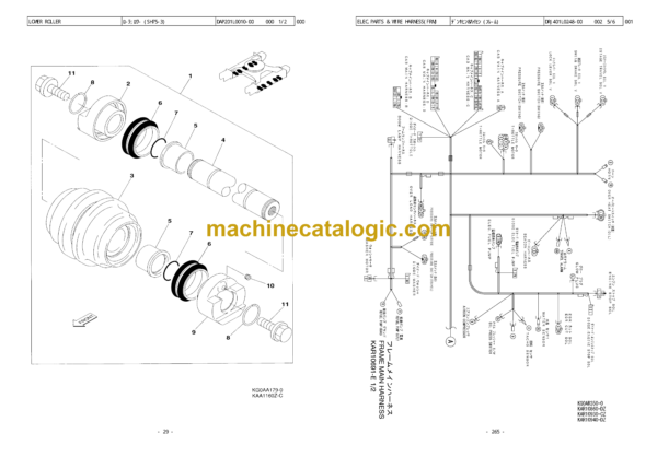 Sumitomo SH75X-3B Hydraulic Excavator Parts Manual (WCLA075X37BH, WCLA075X37BB) - Image 3