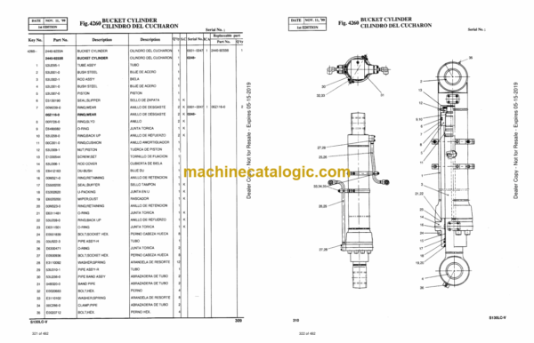 Doosan Solar 130LC-V Excavator Parts Manual (Serial Number 0001 and Up) - Image 3